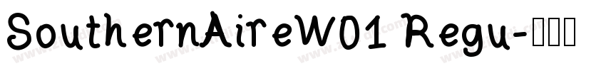 SouthernAireW01 Regu字体转换